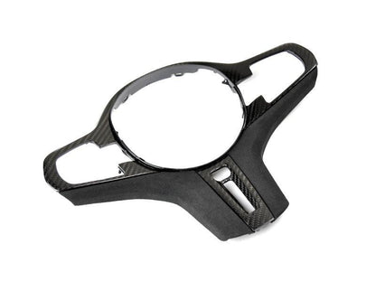 AutoTecknic Carbon Alcantara Steering Wheel Trim - G30 5-Series | G32 6-Series GT-Interior-Silicon Valley Bimmer