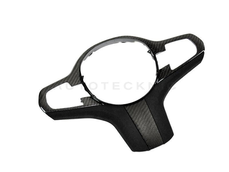 AutoTecknic Carbon Alcantara Steering Wheel Trim - G30 5-Series | G32 6-Series GT-Interior-Silicon Valley Bimmer