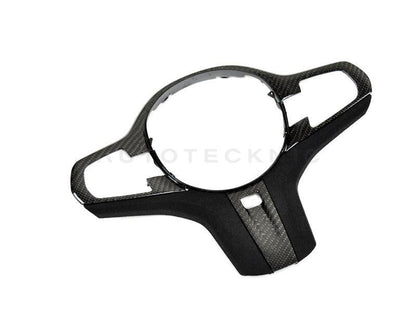 AutoTecknic Carbon Alcantara Steering Wheel Trim - G30 5-Series | G32 6-Series GT-Interior-Silicon Valley Bimmer