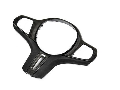 AutoTecknic Carbon Alcantara Steering Wheel Trim - G30 5-Series | G32 6-Series GT-Interior-Silicon Valley Bimmer