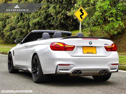 AutoTecknic Carbon Competition Trunk Spoiler - F33 4-Series/ F83 M4 Convertible-Exterior-Silicon Valley Bimmer
