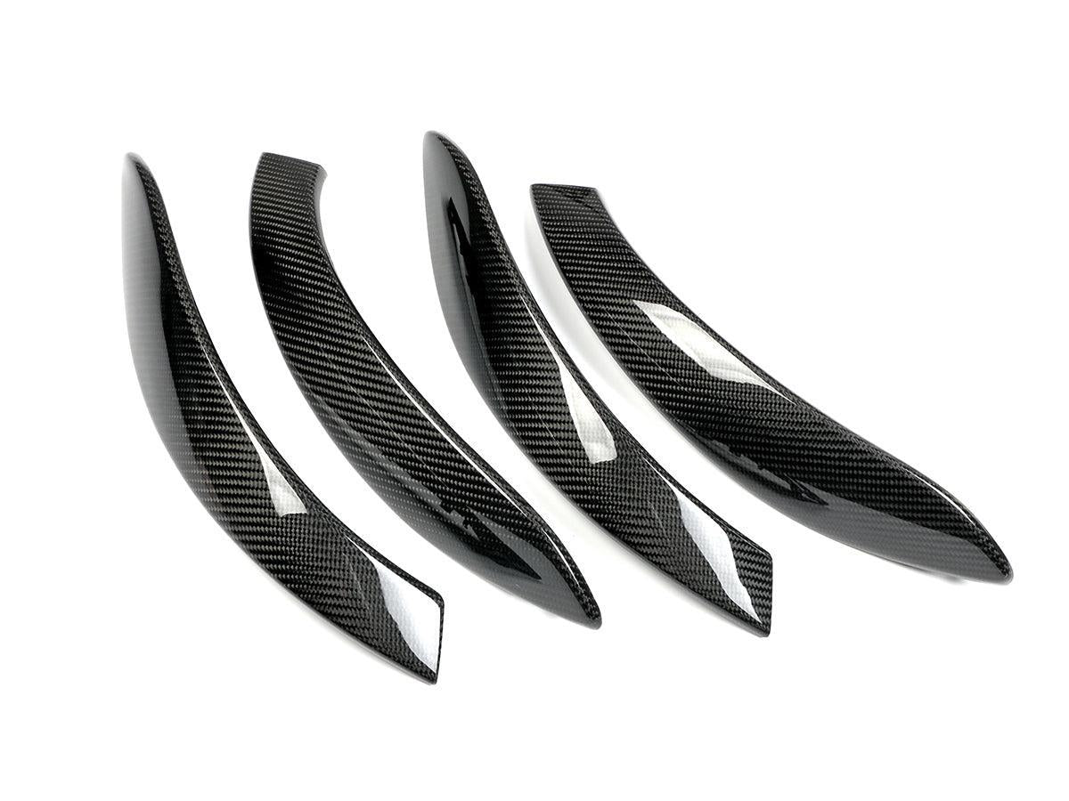 AutoTecknic Carbon Door Grip Handle Trim Set - F30 3-Series | F32 4-Series-Interior-Silicon Valley Bimmer