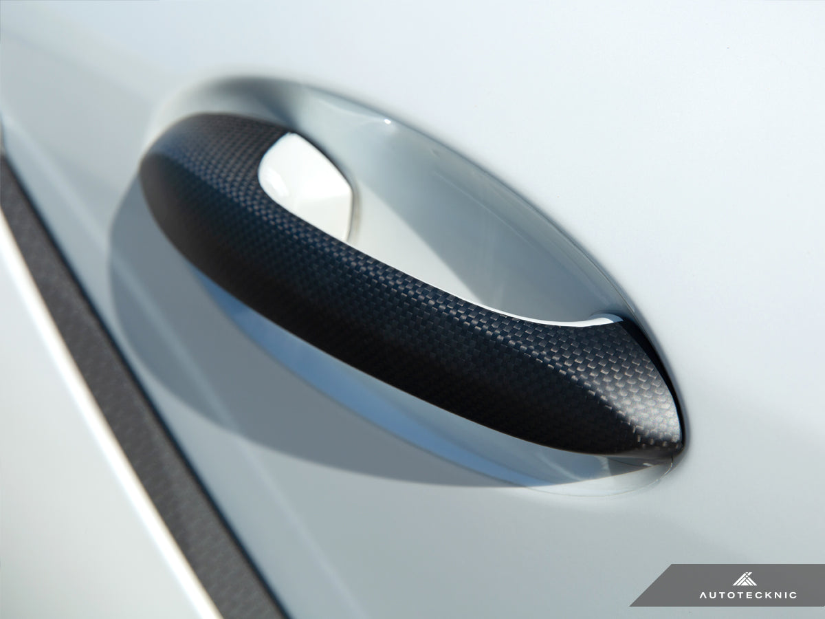 AutoTecknic Carbon Fiber Door Handle Trims - A90 Supra 2020-Exterior-Silicon Valley Bimmer