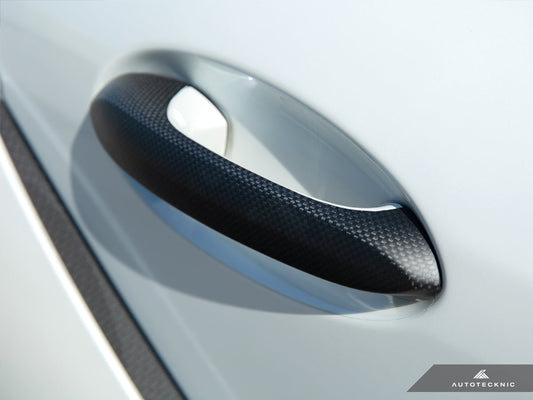 AutoTecknic Carbon Fiber Door Handle Trims - A90 Supra 2020-Exterior-Silicon Valley Bimmer