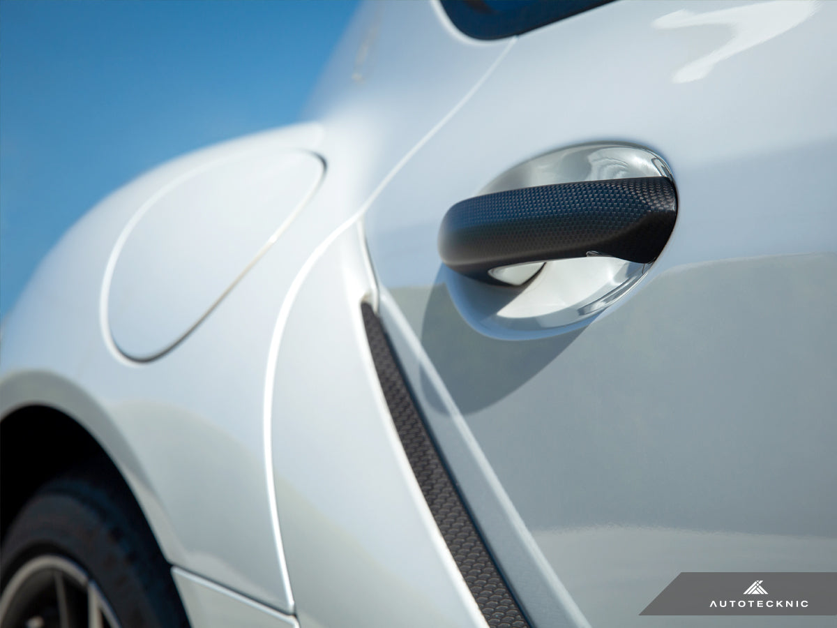 AutoTecknic Carbon Fiber Door Handle Trims - A90 Supra 2020-Exterior-Silicon Valley Bimmer