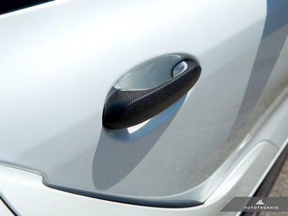 AutoTecknic Carbon Fiber Door Handle Trims - A90 Supra 2020-Exterior-Silicon Valley Bimmer
