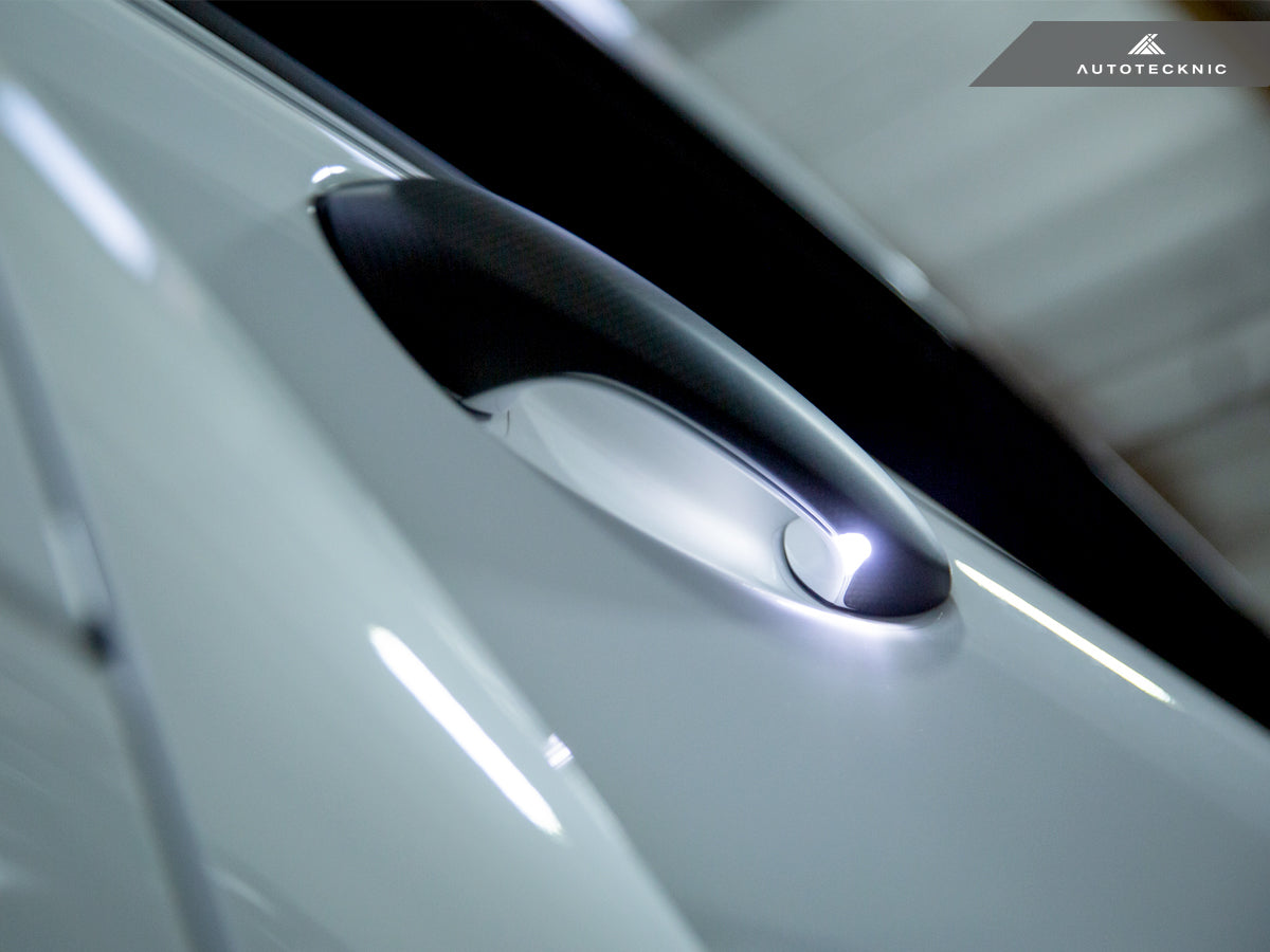 AutoTecknic Carbon Fiber Door Handle Trims - A90 Supra 2020-Exterior-Silicon Valley Bimmer