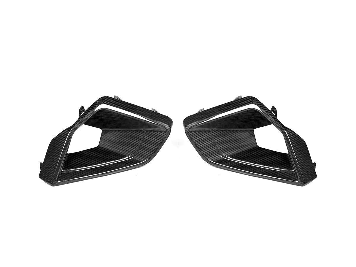 AutoTecknic Carbon Fiber Front Bumper Air Vent Set - G05 X5 M-Sport LCI-Exterior-Silicon Valley Bimmer