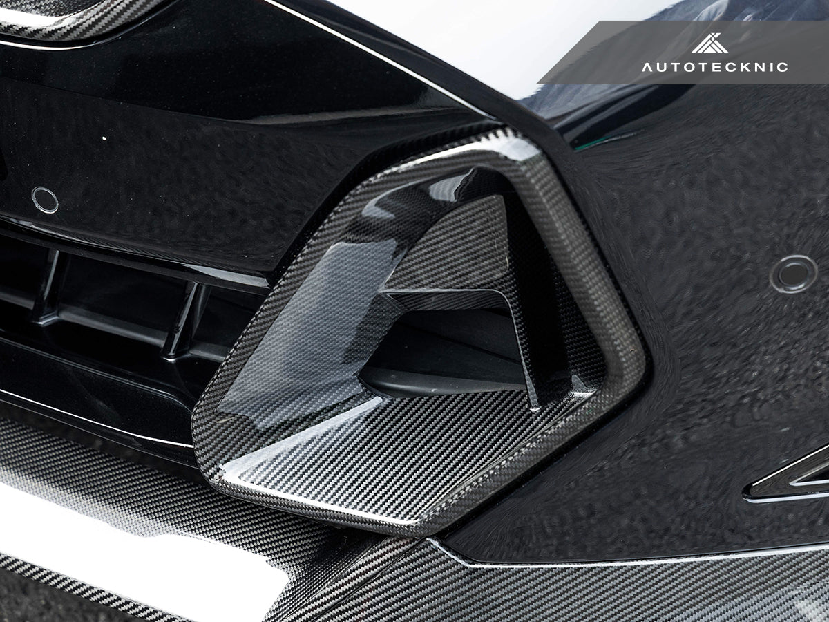 AutoTecknic Carbon Fiber Front Bumper Air Vent Set - G06 X6 M-Sport LCI-Exterior-Silicon Valley Bimmer