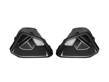 AutoTecknic Carbon Fiber Front Bumper Air Vent Set - G06 X6 M-Sport LCI-Exterior-Silicon Valley Bimmer