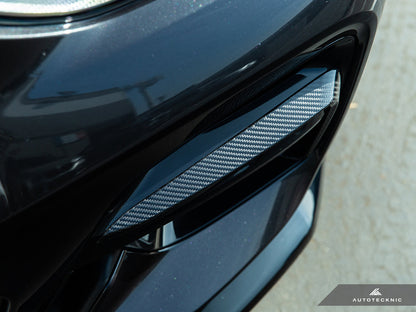 AutoTecknic Carbon Fiber Front Bumper Trim Set - G01 X3 | G02 X4 M40I Pre-LCI-Exterior-Silicon Valley Bimmer