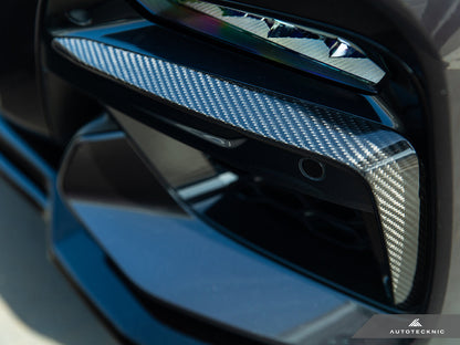 AutoTecknic Carbon Fiber Front Bumper Trim Set - G01 X3 | G02 X4 M40I Pre-LCI-Exterior-Silicon Valley Bimmer