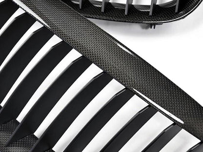 AutoTecknic Carbon Fiber Front Grille Set - E63/ E64 6-Series & M6-Exterior-Silicon Valley Bimmer