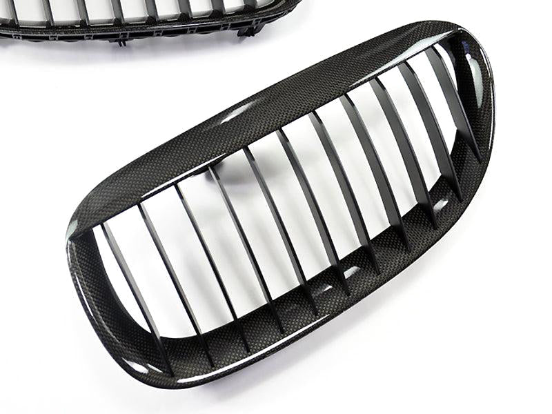 AutoTecknic Carbon Fiber Front Grille Set - E63/ E64 6-Series & M6-Exterior-Silicon Valley Bimmer