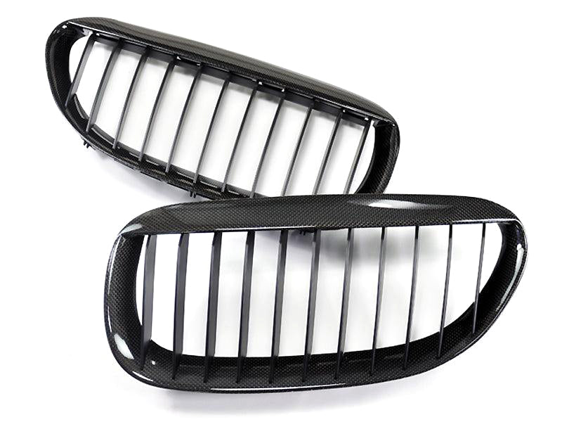 AutoTecknic Carbon Fiber Front Grille Set - E63/ E64 6-Series & M6-Exterior-Silicon Valley Bimmer