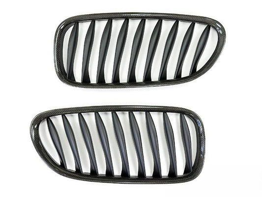 AutoTecknic Carbon Fiber Front Grille Set - E85 Z4 / Z4M-Exterior-Silicon Valley Bimmer