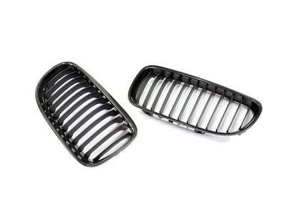 AutoTecknic Carbon Fiber Front Grille Set - E90/ E91 3-Series LCI-Exterior-Silicon Valley Bimmer
