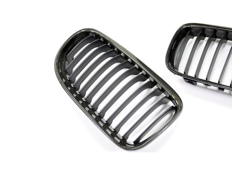 AutoTecknic Carbon Fiber Front Grille Set - E90/ E91 3-Series LCI-Exterior-Silicon Valley Bimmer