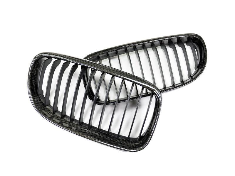 AutoTecknic Carbon Fiber Front Grille Set - E90/ E91 3-Series LCI-Exterior-Silicon Valley Bimmer