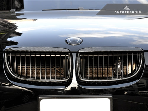 AutoTecknic Carbon Fiber Front Grille Set - E90 Sedan / E91 Wagon | 3 Series-Exterior-Silicon Valley Bimmer