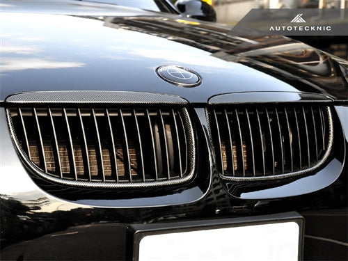 AutoTecknic Carbon Fiber Front Grille Set - E90 Sedan / E91 Wagon | 3 Series-Exterior-Silicon Valley Bimmer