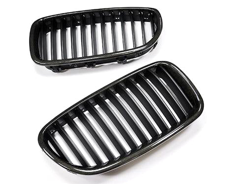 AutoTecknic Carbon Fiber Front Grille Set - F10 Sedan/ F11 Wagon | 5-Series-Exterior-Silicon Valley Bimmer