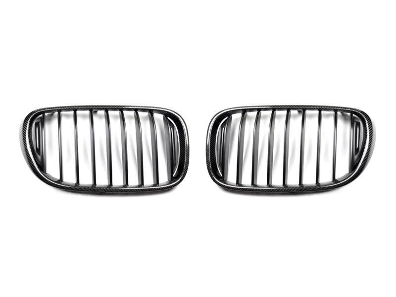 AutoTecknic Carbon Fiber Front Grille Set - G11/ G12 7-Series Pre-LCI (16-19)-Exterior-Silicon Valley Bimmer