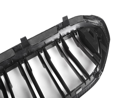 AutoTecknic Carbon Fiber Front Grille Set - G30 5-Series Pre-LCI-Exterior-Silicon Valley Bimmer