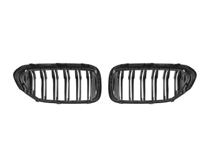AutoTecknic Carbon Fiber Front Grille Set - G30 5-Series Pre-LCI-Exterior-Silicon Valley Bimmer