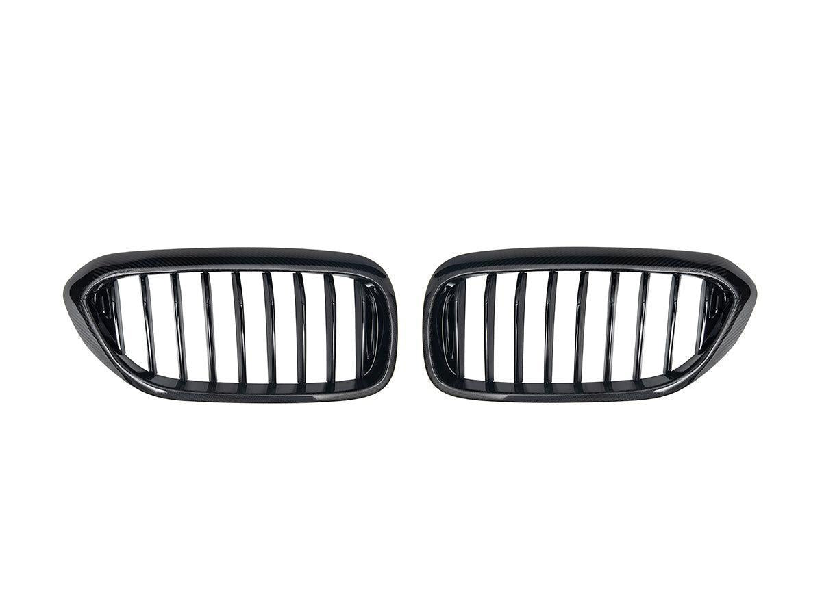 AutoTecknic Carbon Fiber Front Grille Set - G30 5-Series Pre-LCI-Exterior-Silicon Valley Bimmer