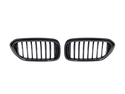 AutoTecknic Carbon Fiber Front Grille Set - G30 5-Series Pre-LCI-Exterior-Silicon Valley Bimmer