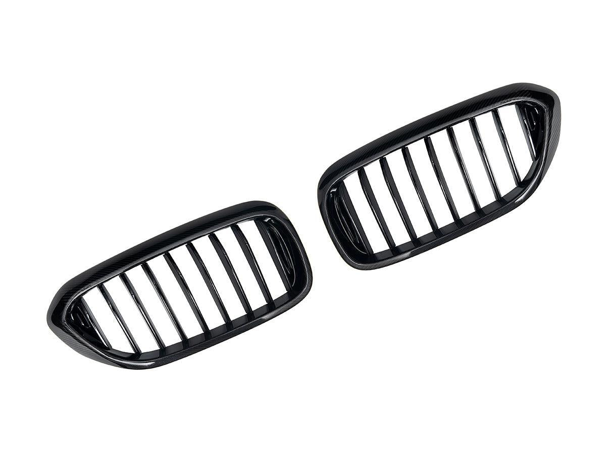 AutoTecknic Carbon Fiber Front Grille Set - G30 5-Series Pre-LCI-Exterior-Silicon Valley Bimmer