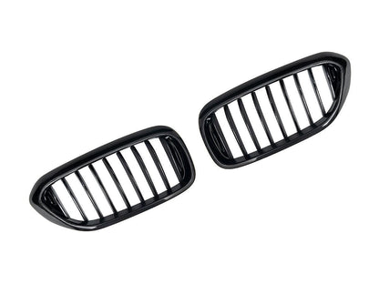 AutoTecknic Carbon Fiber Front Grille Set - G30 5-Series Pre-LCI-Exterior-Silicon Valley Bimmer