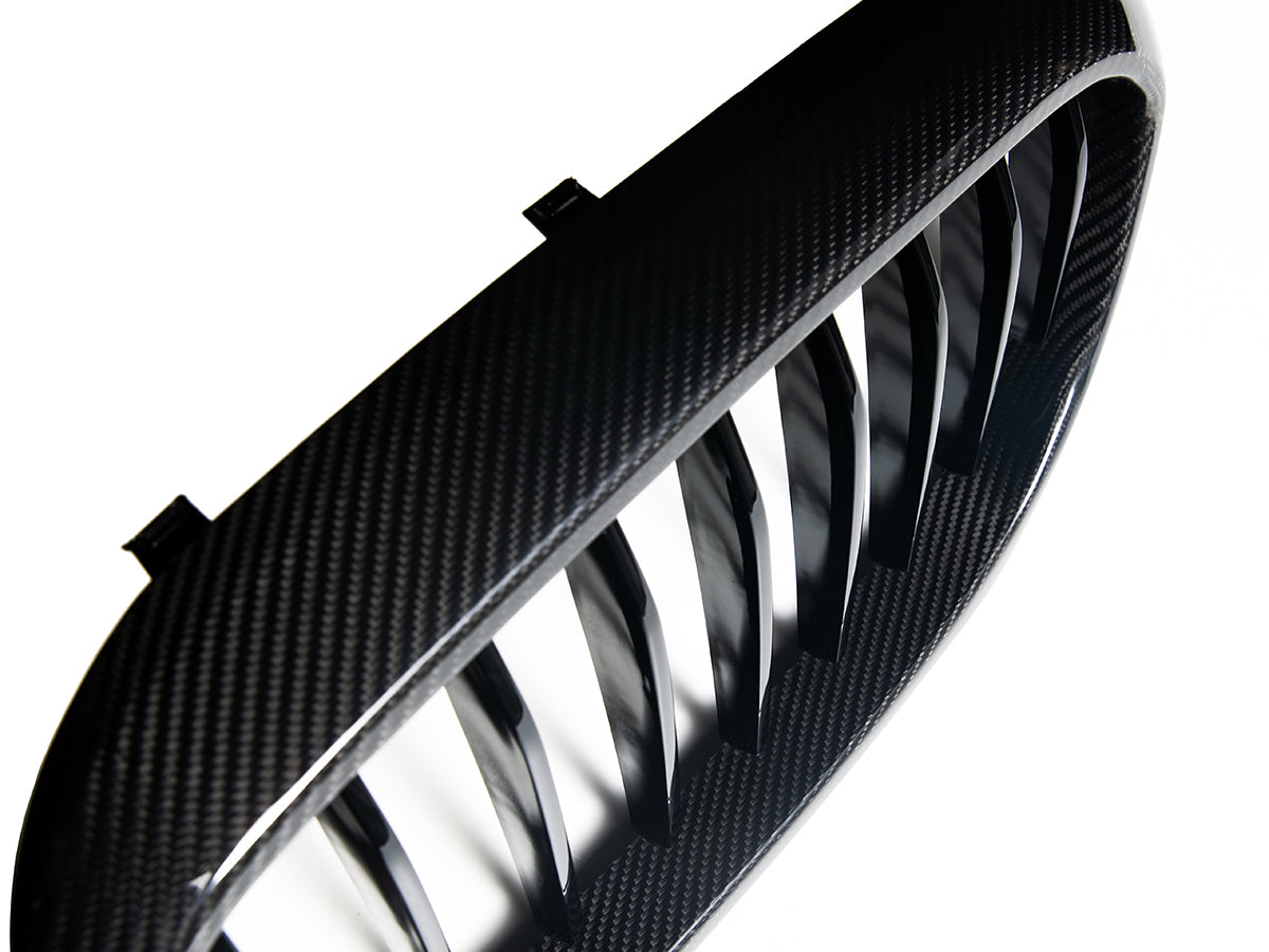 AutoTecknic Carbon Fiber Front Grille Set - G30 5-Series Pre-LCI-Exterior-Silicon Valley Bimmer