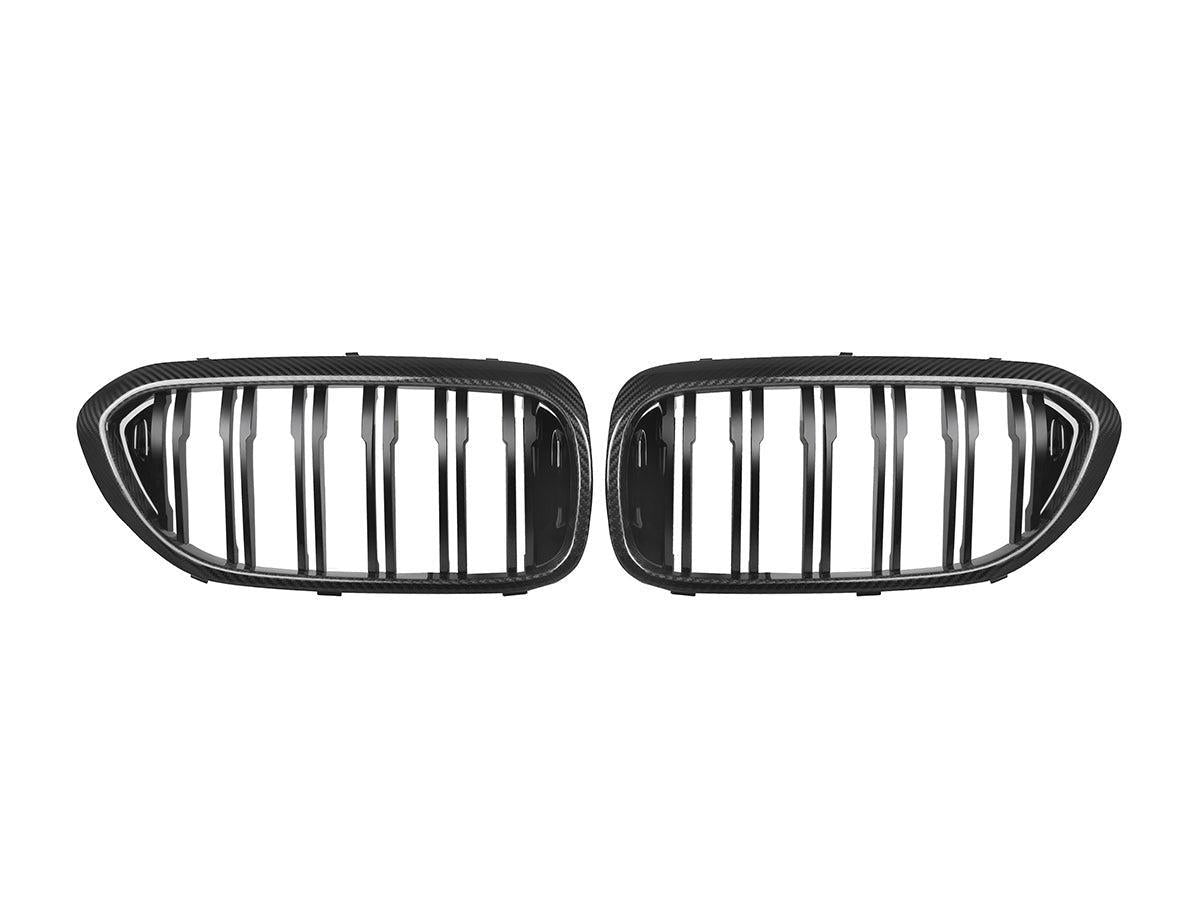 AutoTecknic Carbon Fiber Front Grille Set - G30 5-Series Pre-LCI-Exterior-Silicon Valley Bimmer