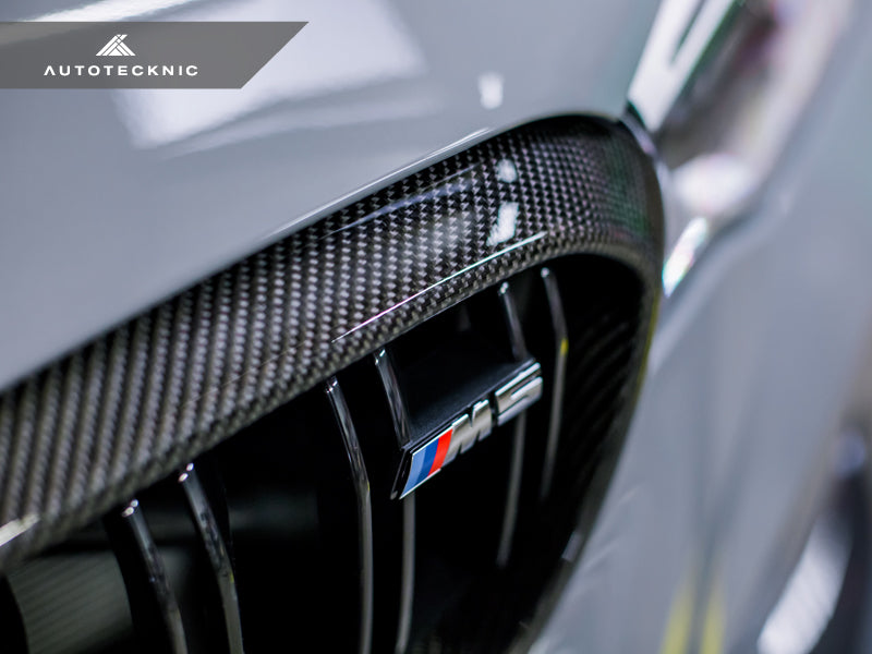 AutoTecknic Carbon Fiber Front Grille Surround Set - F90 M5-Exterior-Silicon Valley Bimmer