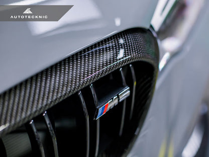 AutoTecknic Carbon Fiber Front Grille Surround Set - F90 M5-Exterior-Silicon Valley Bimmer