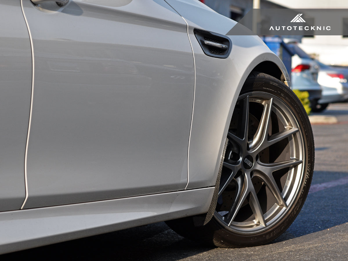 AutoTecknic Carbon Fiber Front Splash Guards - F10 M5-Exterior-Silicon Valley Bimmer