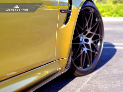 AutoTecknic Carbon Fiber Front Splash Guards - F80 M3 | F82/ F83 M4-Exterior-Silicon Valley Bimmer