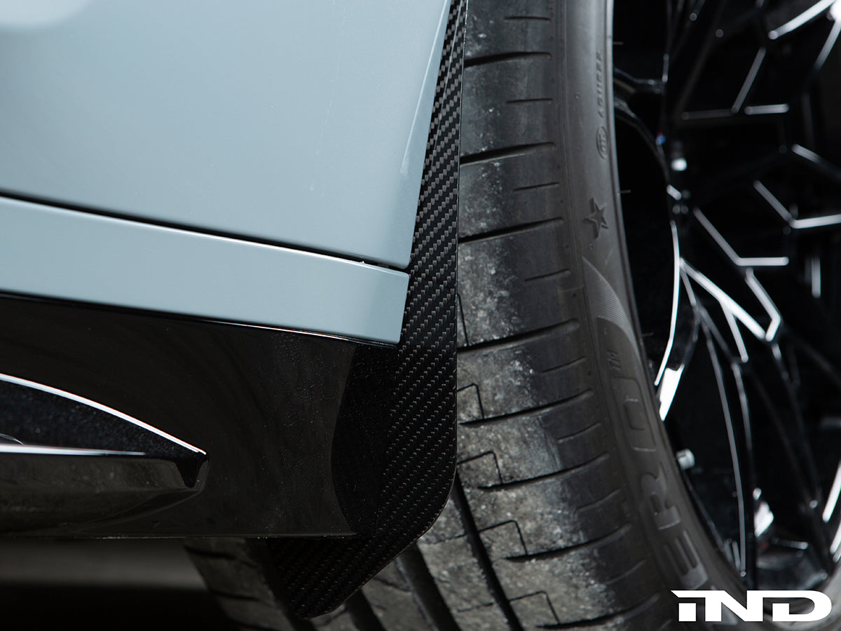 AutoTecknic Carbon Fiber Front Splash Guards - G20/ G21 3-Series-Exterior-Silicon Valley Bimmer