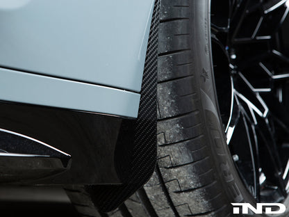 AutoTecknic Carbon Fiber Front Splash Guards - G20/ G21 3-Series-Exterior-Silicon Valley Bimmer