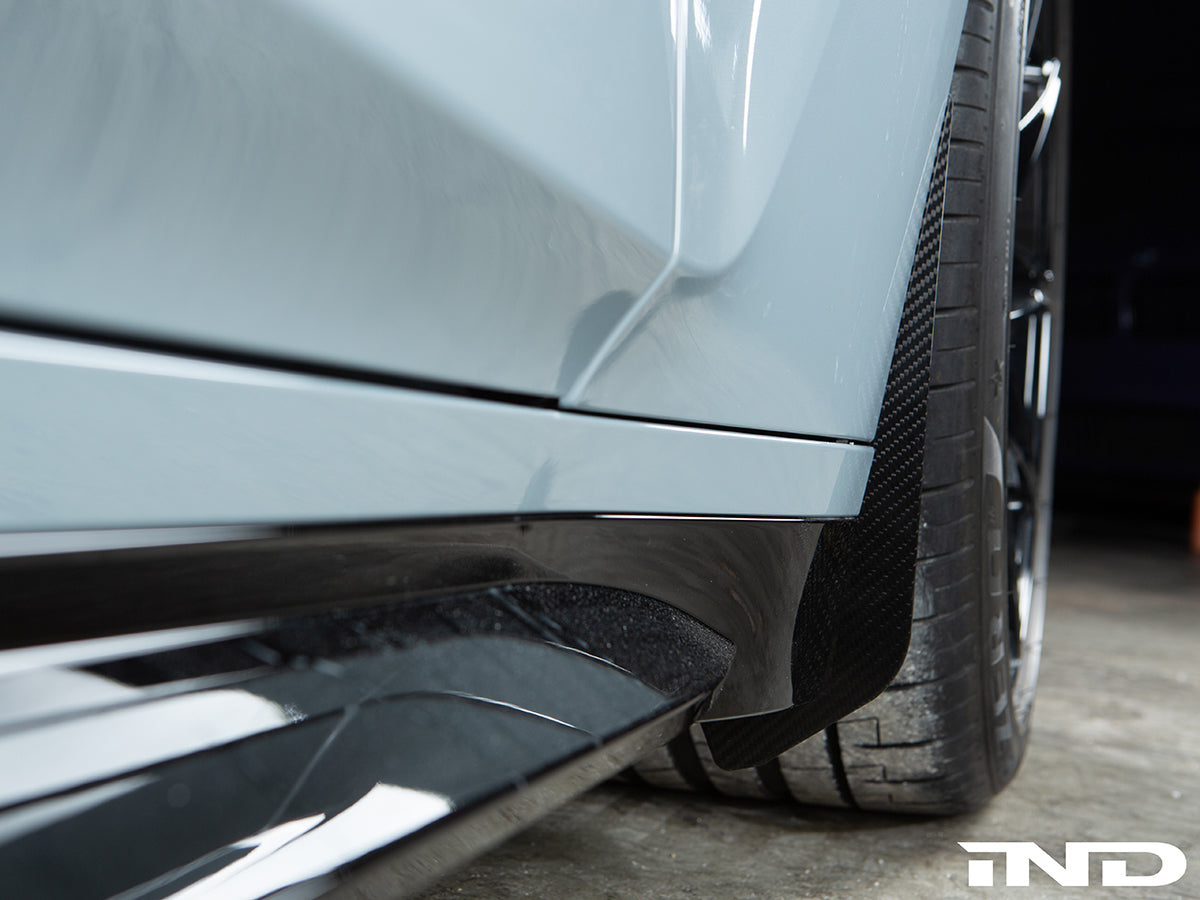 AutoTecknic Carbon Fiber Front Splash Guards - G20/ G21 3-Series-Exterior-Silicon Valley Bimmer