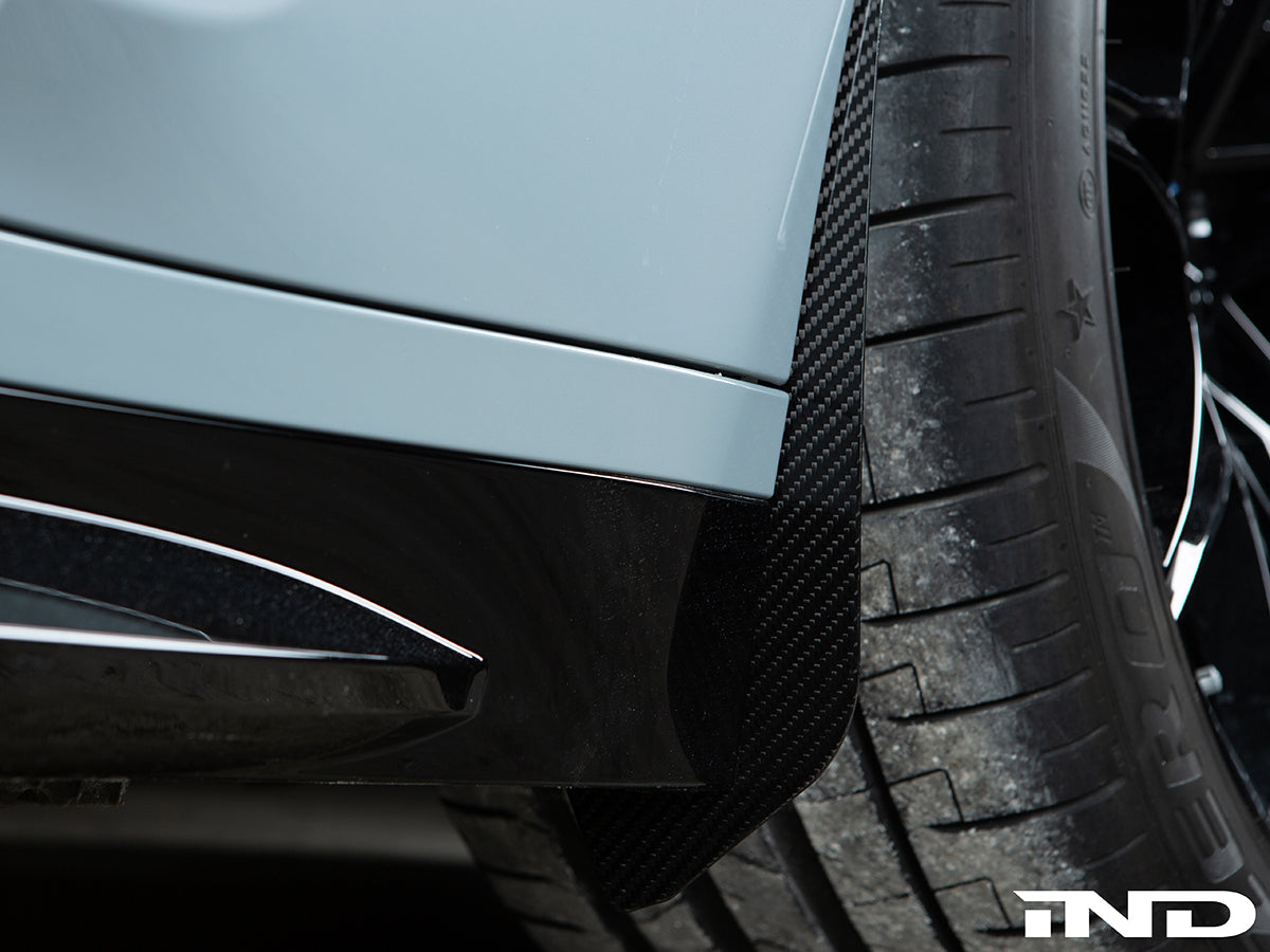 AutoTecknic Carbon Fiber Front Splash Guards - G20/ G21 3-Series-Exterior-Silicon Valley Bimmer