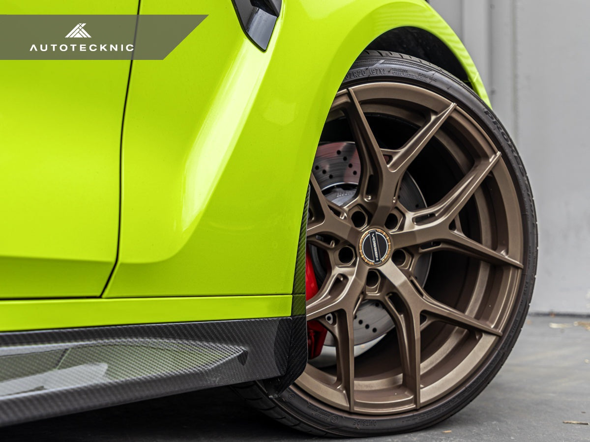 AutoTecknic Carbon Fiber Front Splash Guards - G20/ G21 3-Series-Exterior-Silicon Valley Bimmer