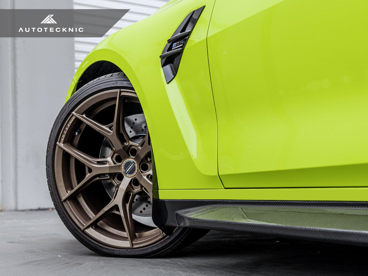 AutoTecknic Carbon Fiber Front Splash Guards - G20/ G21 3-Series-Exterior-Silicon Valley Bimmer