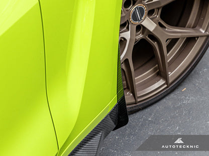 AutoTecknic Carbon Fiber Front Splash Guards - G20/ G21 3-Series-Exterior-Silicon Valley Bimmer