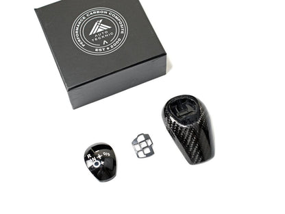 AutoTecknic Carbon Fiber Gear Selector Cover - E9X M3-Interior-Silicon Valley Bimmer