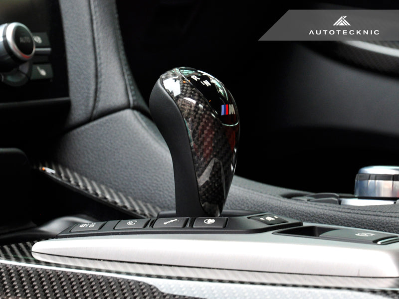 AutoTecknic Carbon Fiber Gear Selector Cover - F10 M5-Interior-Silicon Valley Bimmer