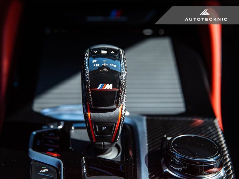 AutoTecknic Carbon Fiber Gear Selector Side Covers - F90 M5-Interior-Silicon Valley Bimmer