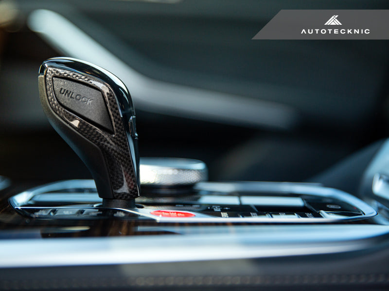 AutoTecknic Carbon Fiber Gear Selector Side Trims - F40 1-Series | F44 2-Series Gran Coupe-Interior-Silicon Valley Bimmer